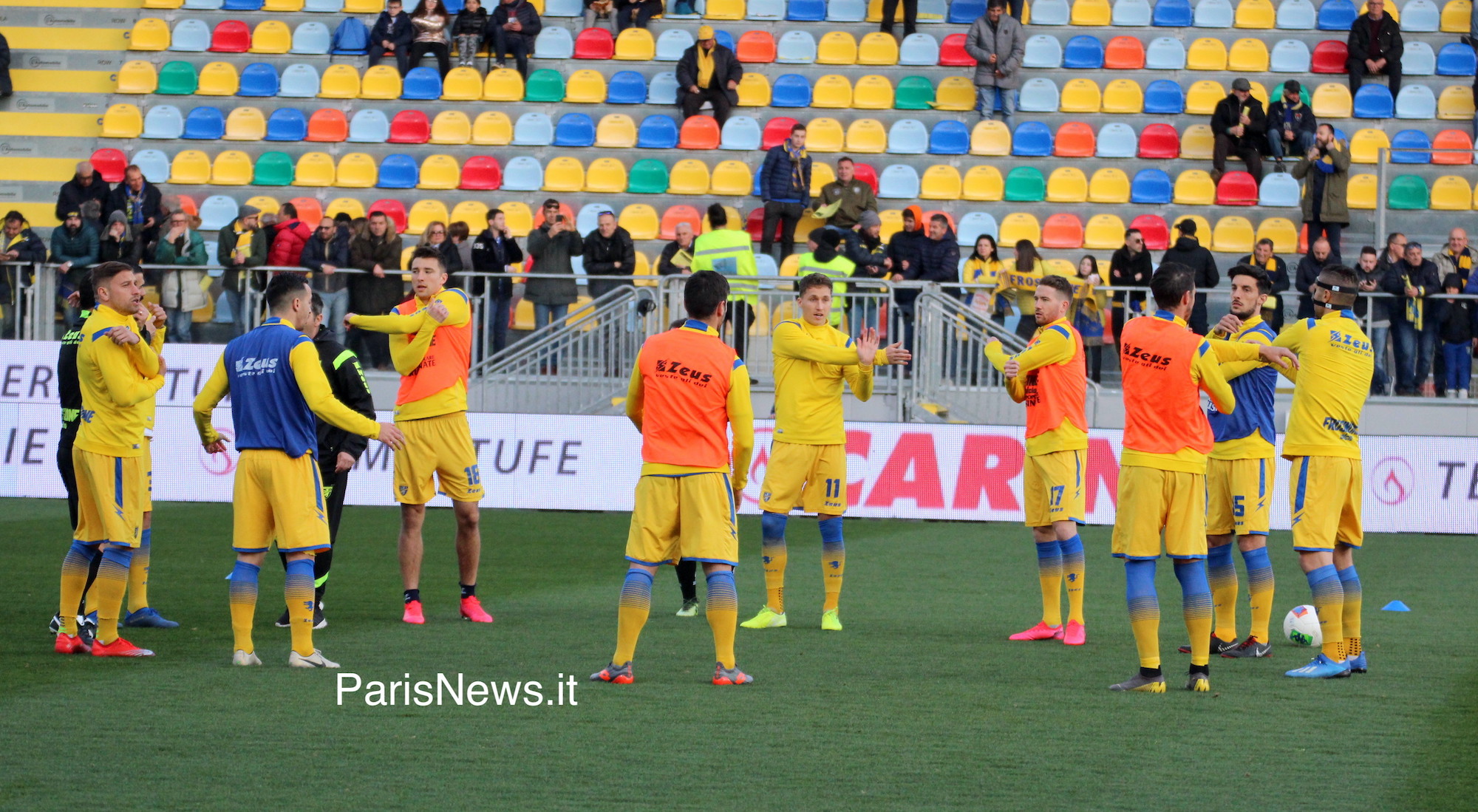 Frosinone: domani al via il ritiro. Match contro Roma e Lazio