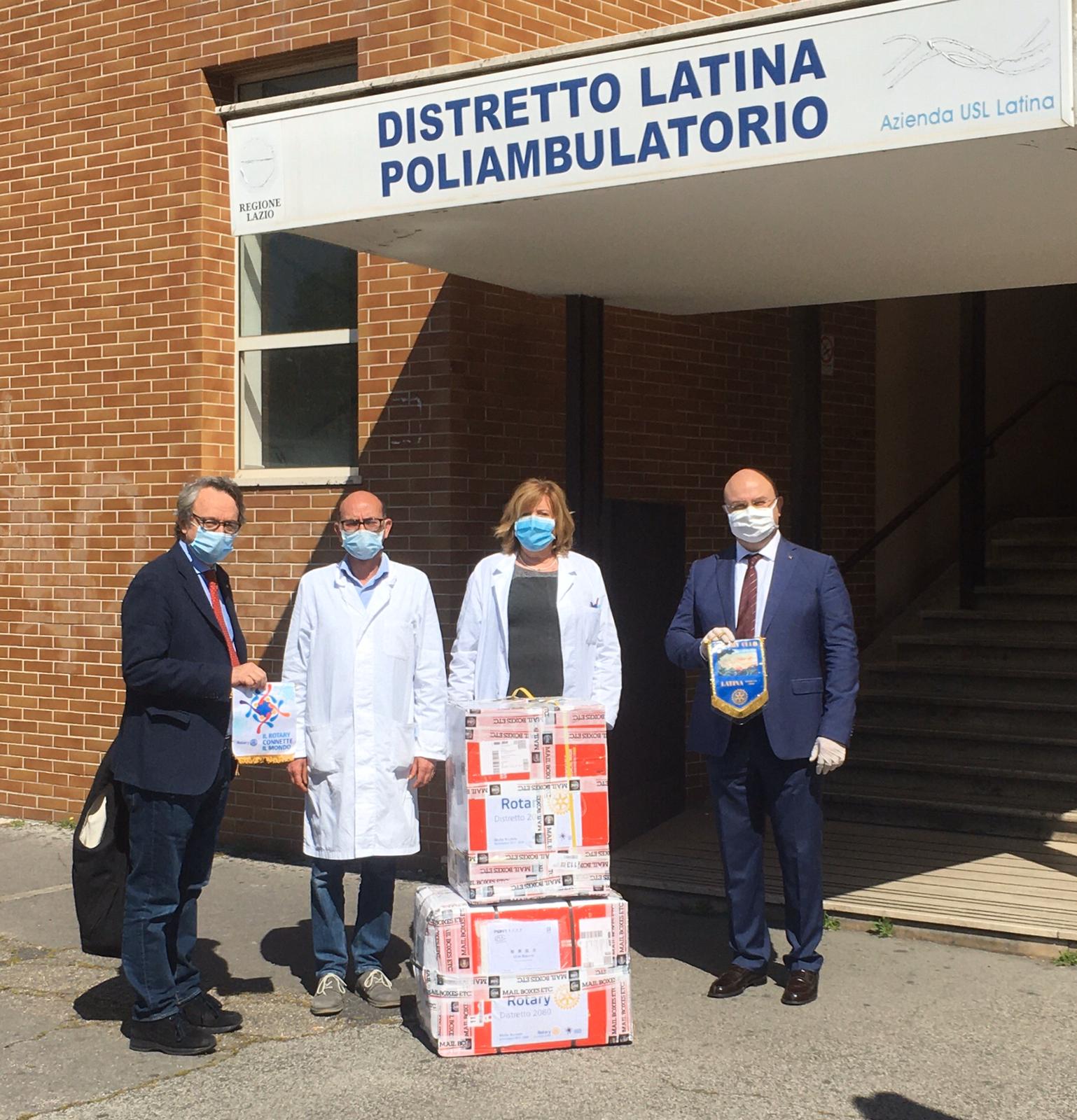 Rotary Club Latina: donate 5000 mascherine