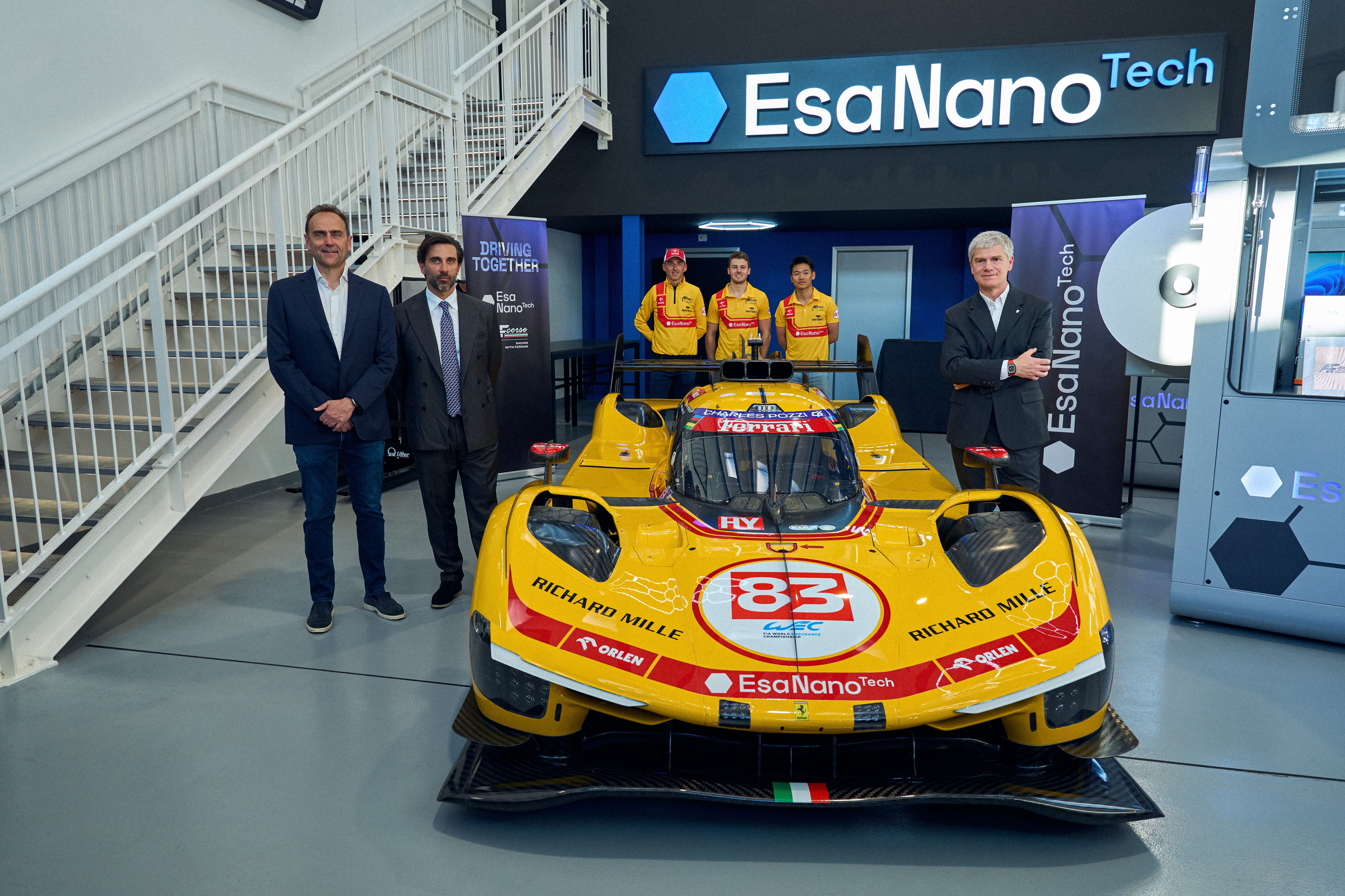 WEC 2026: ESA NanoTech e AF Corse insieme sulla Ferrari 499P #83
