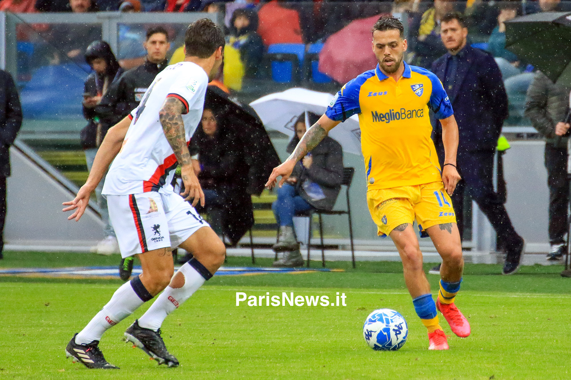 Frosinone: c'è Gelli, out Harroui