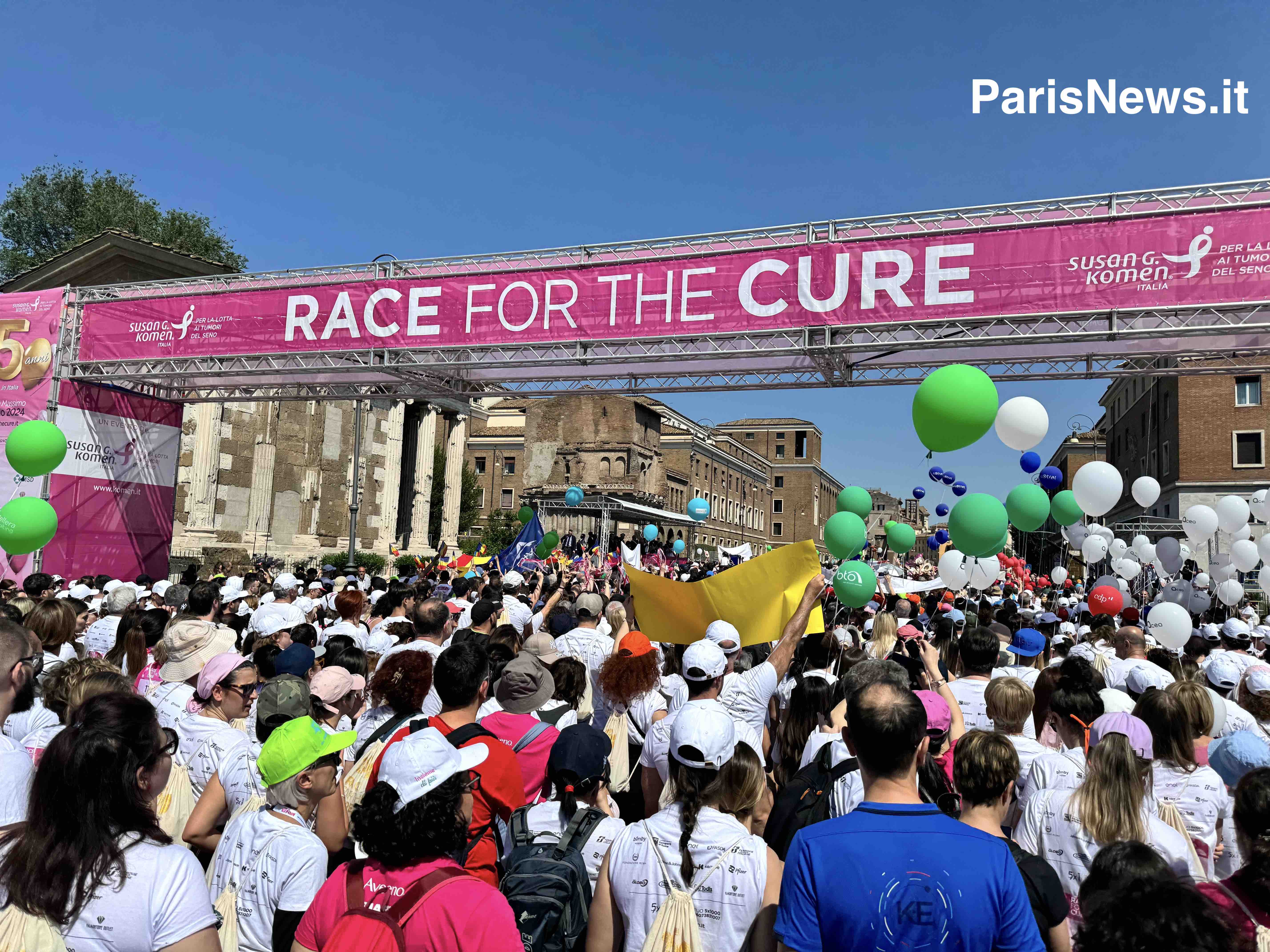 Race for the cure, e' record: 150mila presenze