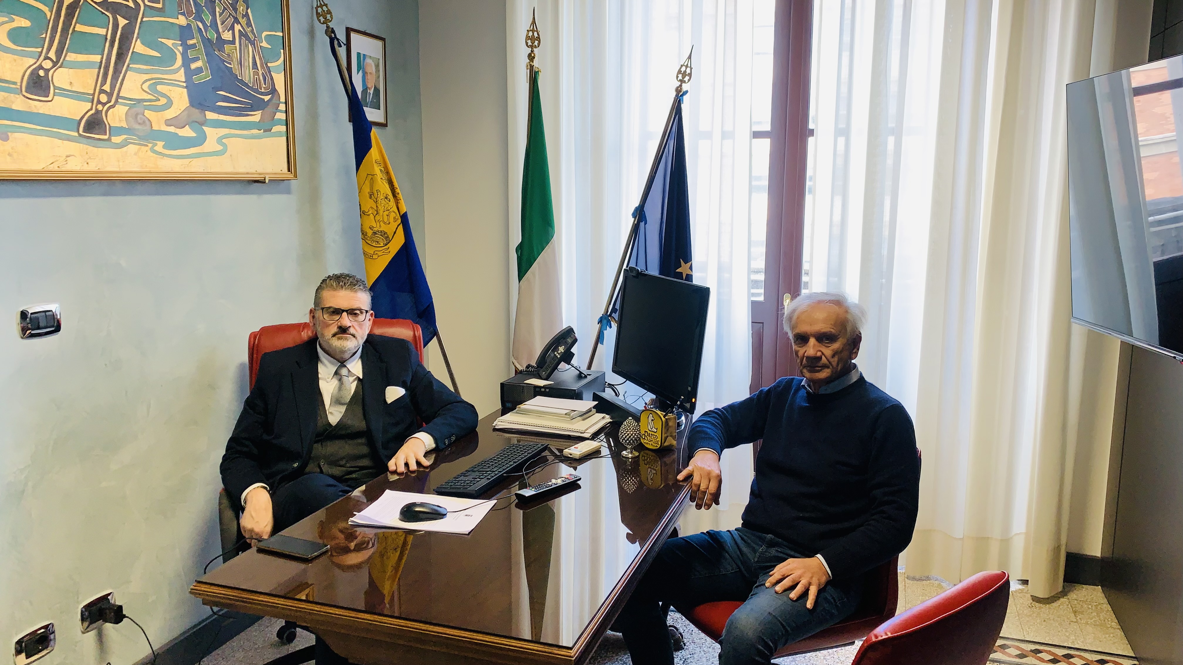 Aeroporto civile di Frosinone - Il segretario generale dell’Arpaf incontra Gianluca Quadrini