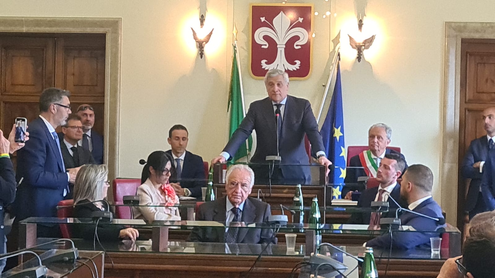 Ferentino:  cittadinanza onoraria all’On. Antonio Tajani