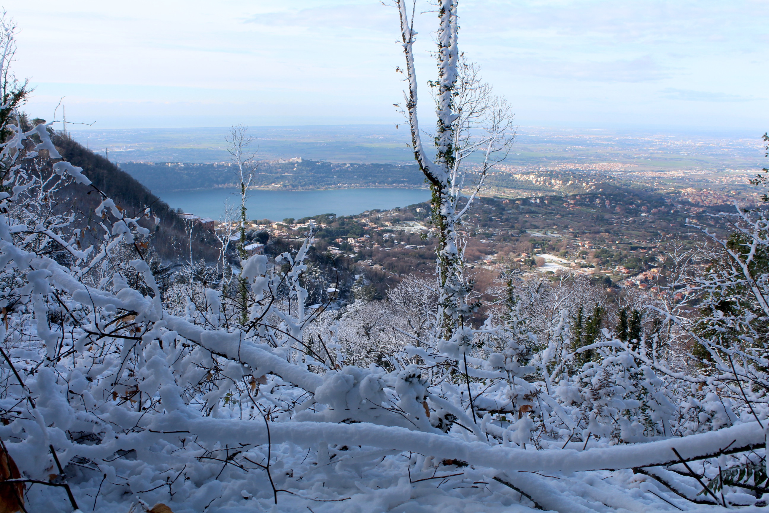 Neve Castelli Romani Rocca di Papa