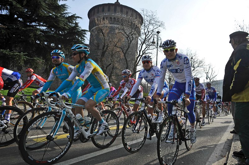 _GM34149.JPG - Gian Mattia D'Alberto - LaPresse19 03 2011 Milanosport ciclismocorsa ciclistica "Milano Sanremo"nella foto: i ciclisti alla partenzaGian Mattia D'Alberto - LaPresse19 03 2011 MilanoMilano Sanremo" Cycling race in the picture: the athlets at the start