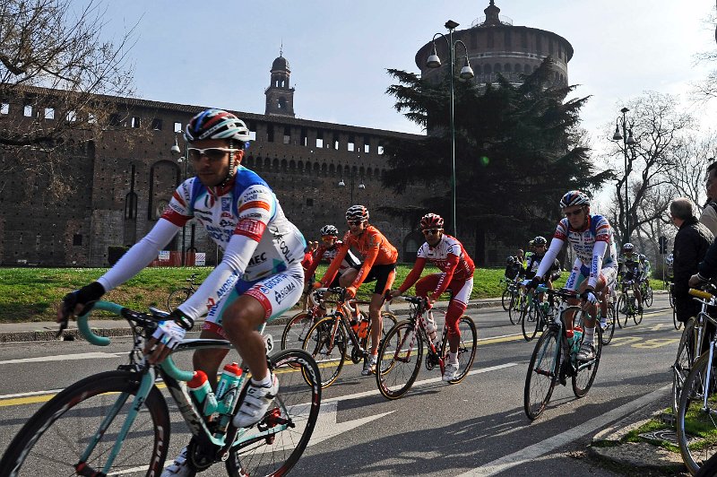 _GM34172.JPG - Gian Mattia D'Alberto - LaPresse19 03 2011 Milanosport ciclismocorsa ciclistica "Milano Sanremo"nella foto: i ciclisti alla partenzaGian Mattia D'Alberto - LaPresse19 03 2011 MilanoMilano Sanremo" Cycling race in the picture: the athlets at the start