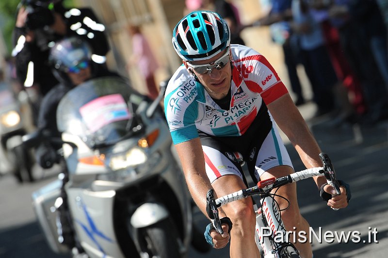 FAU001.JPG - Franck Faugere - LaPresse08 05 2011 AlbasportGiro d'Italia Seconda Tappanella foto: Sebastian Lang (ger) / omega pharma lottoFranck Faugere - LaPresse08 05 2011 ParmaGiro d'Italia second stagein the photo: Sebastian Lang (ger) / omega pharma lotto