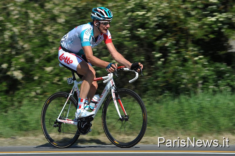 FAU011.JPG - Franck Faugere - LaPresse08 05 2011 AlbasportGiro d'Italia Seconda Tappanella foto: Sebastian Lang (ger) / omega pharma lottoFranck Faugere - LaPresse08 05 2011 ParmaGiro d'Italia second stagein the photo: Sebastian Lang (ger) / omega pharma lotto