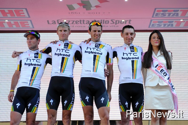 _GM37077.JPG - Gian Mattia D'Alberto - LaPresse08 05 2011 AlbasportGiro d'Italia arrivo Parmanella foto: Ala squadra dell'HTCGian Mattia D'Alberto- LaPresse08 05 2011 ParmaGiro d'Italia second stagein the photo: HTC team