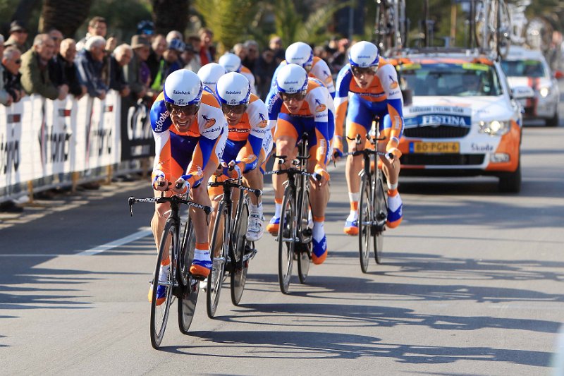 BUD87733.jpg - Foto : Daniele Badolato / Lapresse09/03/2011 Marina di CarraraCorsa Ciclistica Tirreno - AdriaticoNella foto la squadra vincitrice Rabobank Cycling teamPhoto : Daniele Badolato / Lapresse09/03/2011 Marina di CarraraTirreno - Adriatico Cycling raceIn the picture Rabobank Cycling team