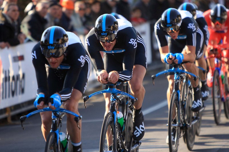 BUD88458.jpg - Foto : Daniele Badolato / Lapresse09/03/2011 Marina di CarraraCorsa Ciclistica Tirreno - AdriaticoNella foto la squadra SkyPhoto : Daniele Badolato / Lapresse09/03/2011 Marina di CarraraTirreno - Adriatico Cycling raceIn the picture Sky team