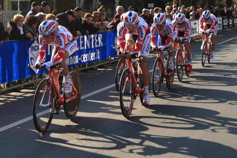 DAN12881.jpg - Foto : Daniele Badolato / Lapresse09/03/2011 Marina di CarraraCorsa Ciclistica Tirreno - AdriaticoNella foto la squadra KatushaPhoto : Daniele Badolato / Lapresse09/03/2011 Marina di CarraraTirreno - Adriatico Cycling raceIn the picture Katusha team