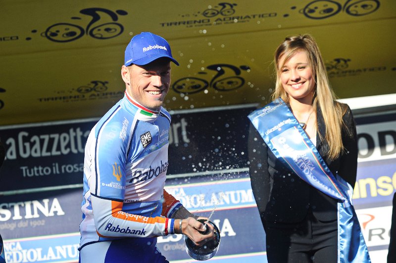 TirrenoAdriatico42.JPG - Gian Mattia D'Alberto - LaPresse09 03 2011 Marina di Carrara MSsport ciclismocorsa ciclistica "Tirreno Adriatico"nella foto: Lars Boom, primo in classifica generaleGian Mattia D'Alberto - LaPresse09 03 2011 Marina di Carrara"Tirreno Adriatico" Cycling racein the picture: Lars Boom,