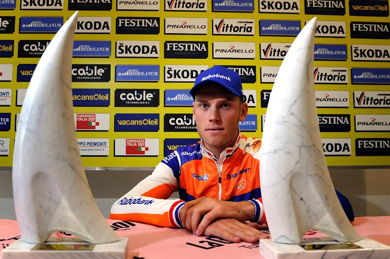 TirrenoAdriatico44.JPG - Gian Mattia D'Alberto - LaPresse09 03 2011 Marina di Carrara MSsport ciclismocorsa ciclistica "Tirreno Adriatico"nella foto: Lars Boom, primo in classifica generaleGian Mattia D'Alberto - LaPresse09 03 2011 Marina di Carrara"Tirreno Adriatico" Cycling racein the picture: Lars Boom,